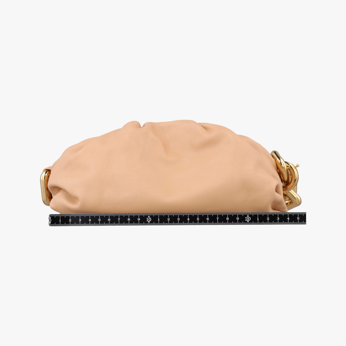 Secondhand Bottega Veneta The Chain Pouch Camel lambskin  shoulderbag | stylenewstar
