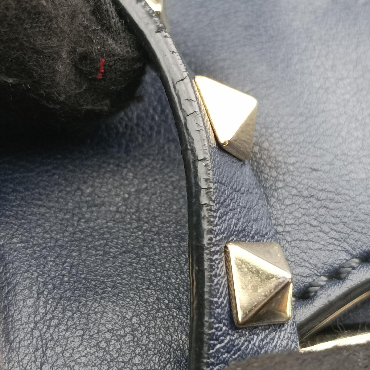 Rockstud Blue Leather Lot number unknownロックスタッズ ブルー レザー 製番不明