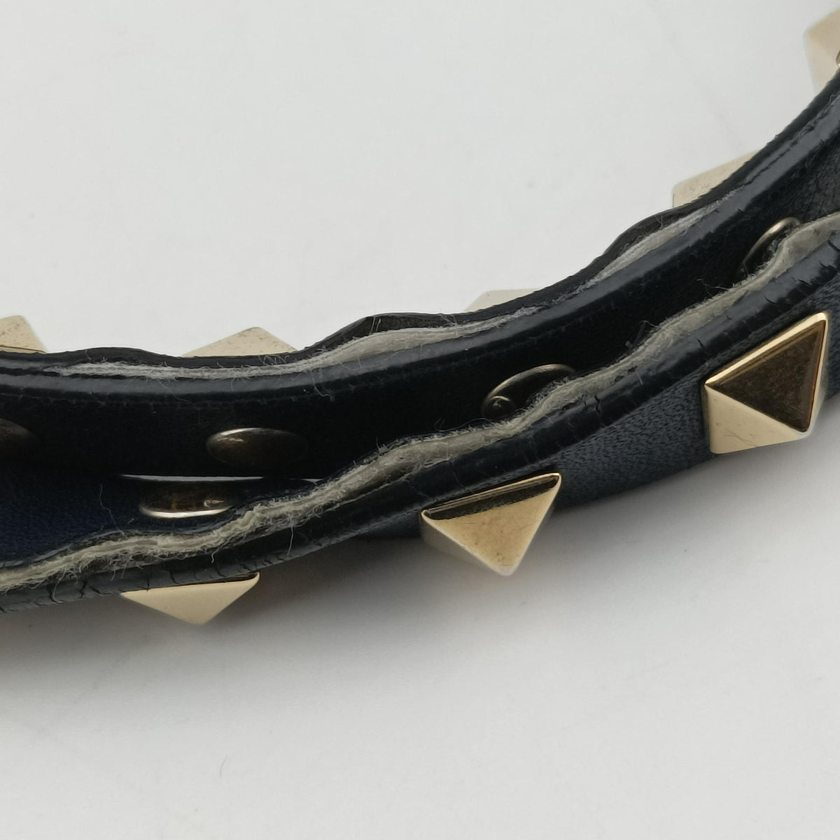 Rockstud Blue Leather Lot number unknownロックスタッズ ブルー レザー 製番不明