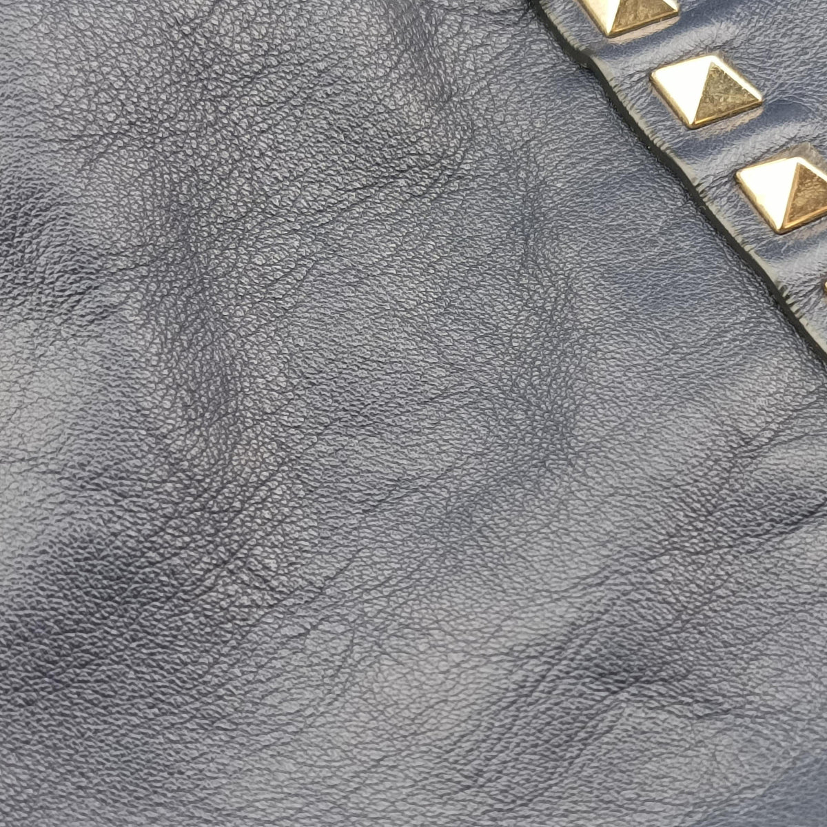 Rockstud Blue Leather Lot number unknownロックスタッズ ブルー レザー 製番不明