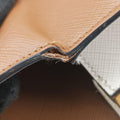 Bicolor Box Brown×White Saffiano Leather 117バイカラーボックス ブラウン×ホワイト サフィアーノレザー 117