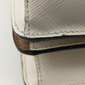 Bicolor Box Brown×White Saffiano Leather 117バイカラーボックス ブラウン×ホワイト サフィアーノレザー 117