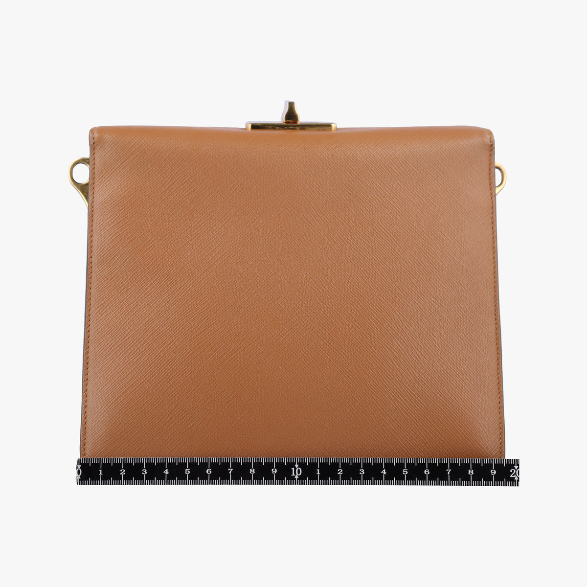 Bicolor Box Brown×White Saffiano Leather 117バイカラーボックス ブラウン×ホワイト サフィアーノレザー 117