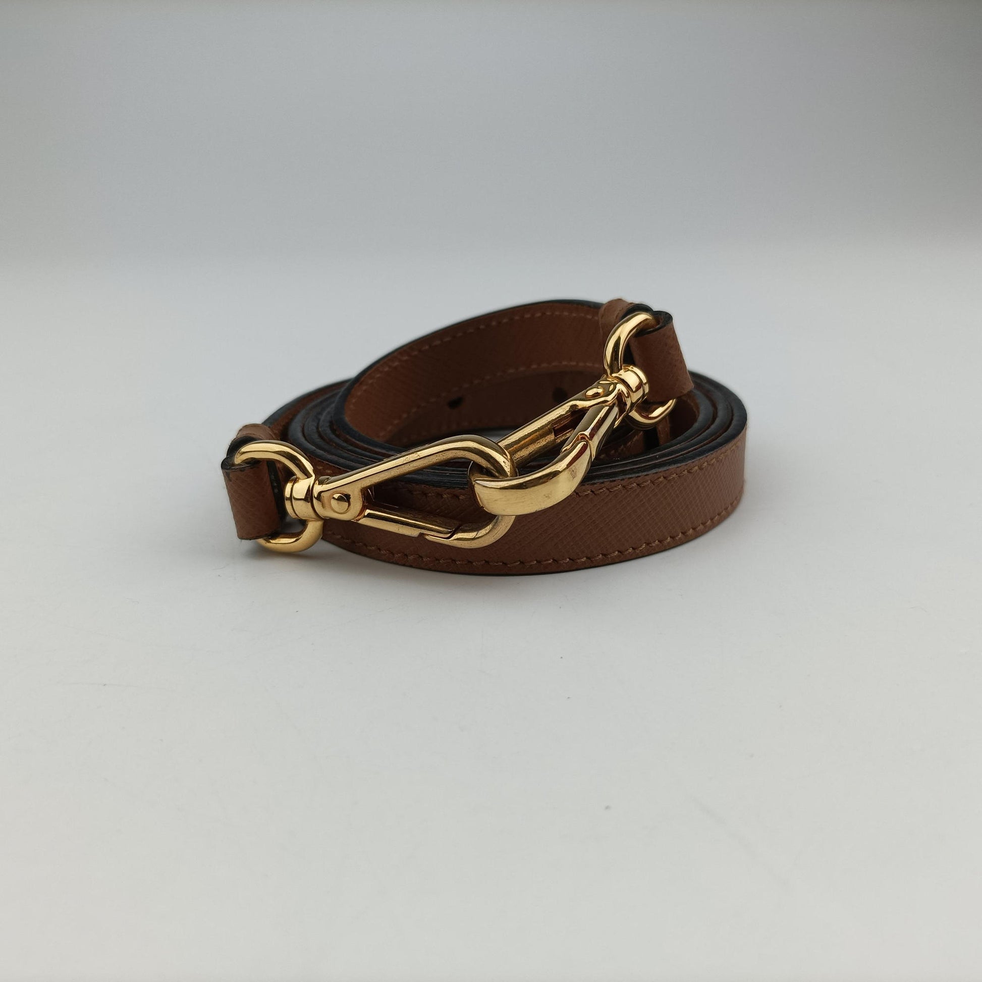 Bicolor Box Brown×White Saffiano Leather 117バイカラーボックス ブラウン×ホワイト サフィアーノレザー 117