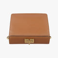 Bicolor Box Brown×White Saffiano Leather 117バイカラーボックス ブラウン×ホワイト サフィアーノレザー 117