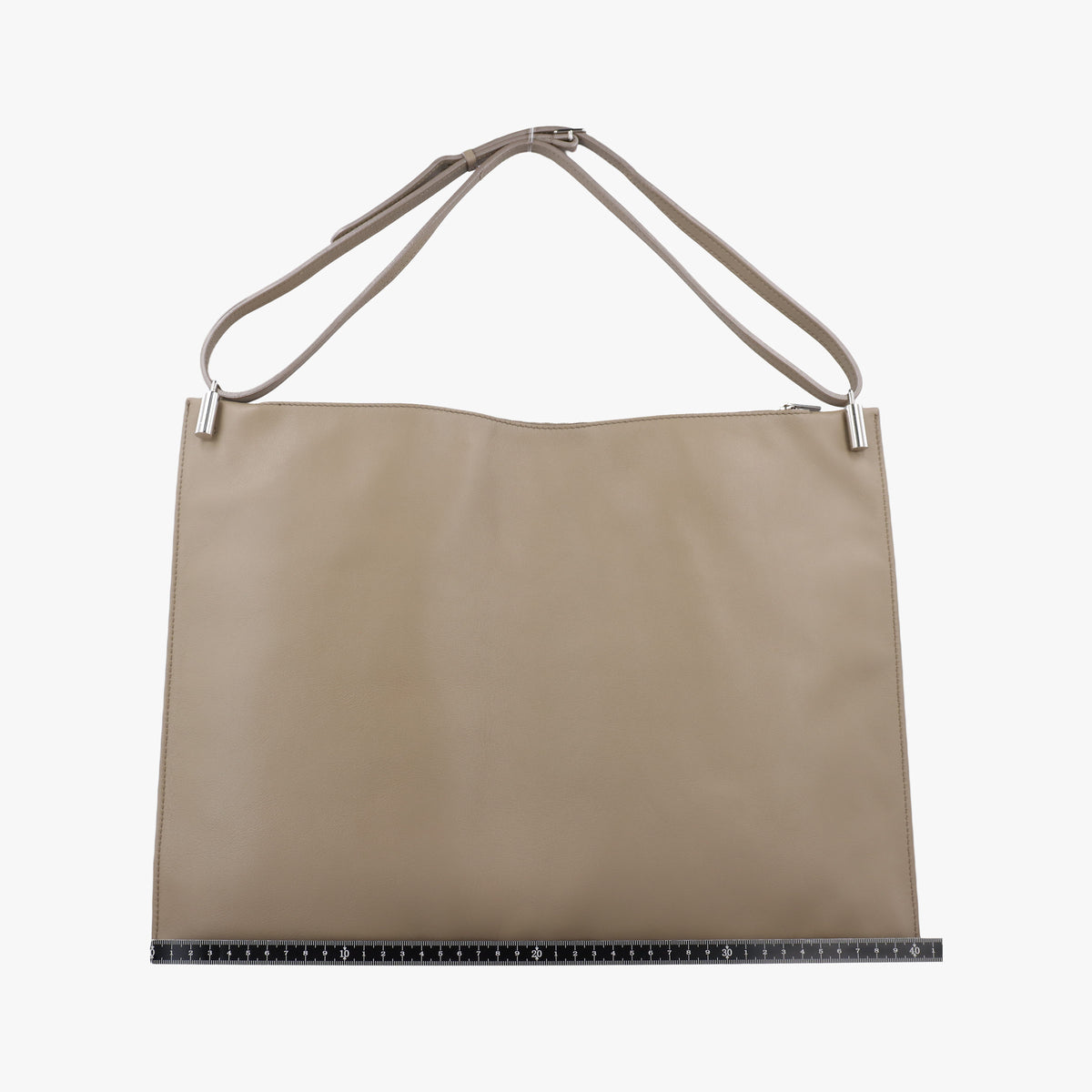 Pre-owned Celine Fortune cookie khaki Leather  shoulderbag | stylenewstar