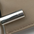 Pre-owned Celine Fortune cookie khaki Leather  shoulderbag | stylenewstar