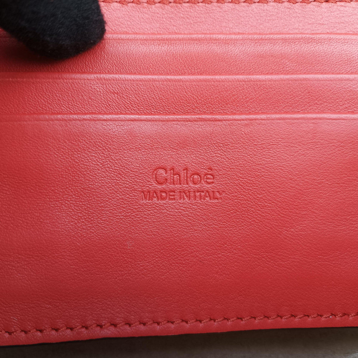 Pre-owned Chloe FAYE Red Suede × leather  shoulderbag | stylenewstar
