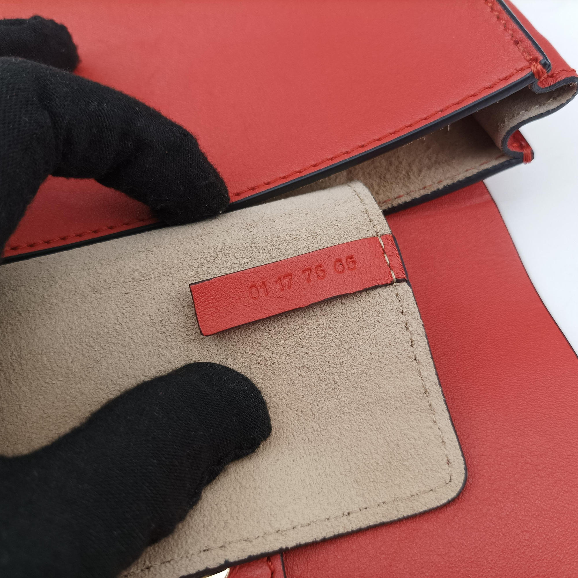 Pre-owned Chloe FAYE Red Suede × leather  shoulderbag | stylenewstar