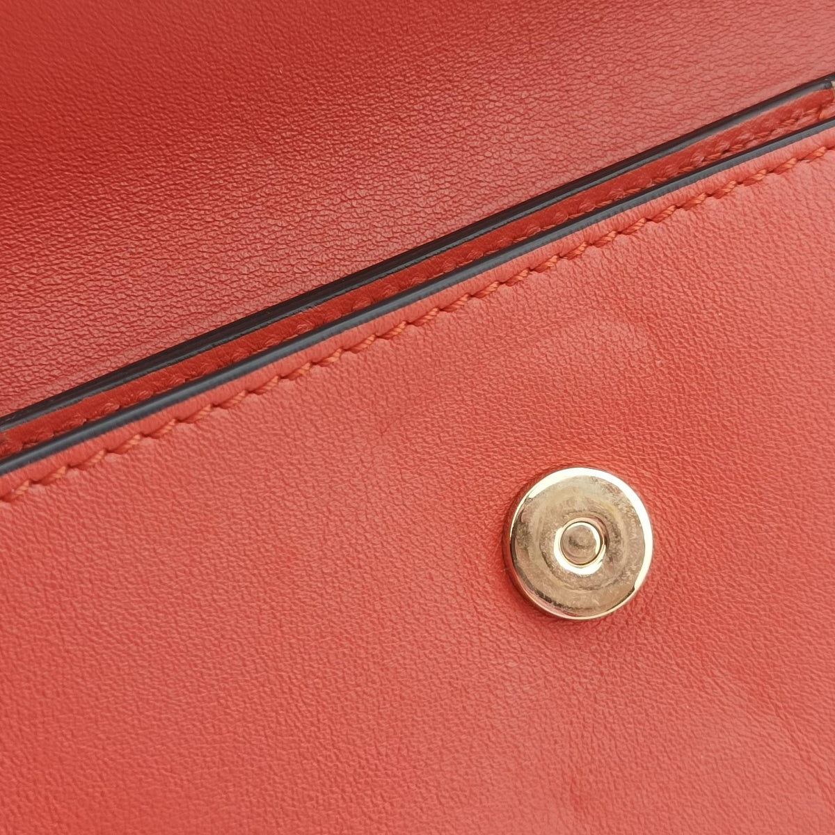 Pre-owned Chloe FAYE Red Suede × leather  shoulderbag | stylenewstar