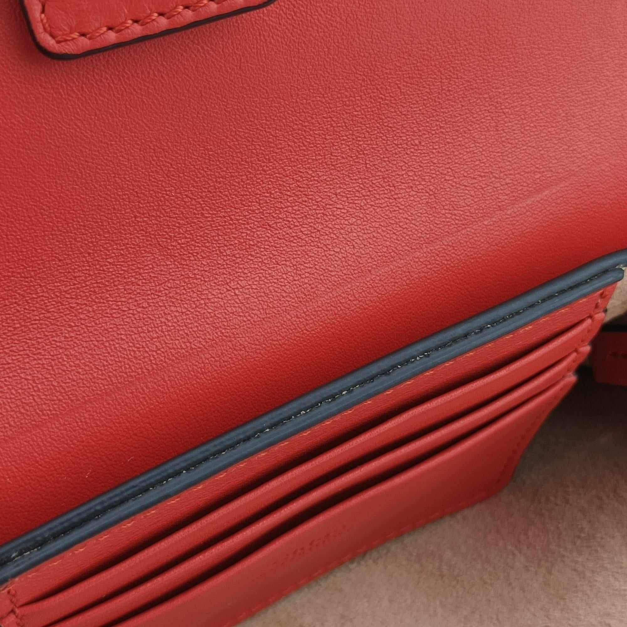 Pre-owned Chloe FAYE Red Suede × leather  shoulderbag | stylenewstar