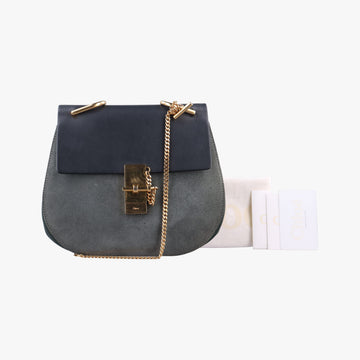 DREW Blue Suede×Leather 03 14 70 65 6ドリュー ブルー スエード×レザー 03 14 70 65 6