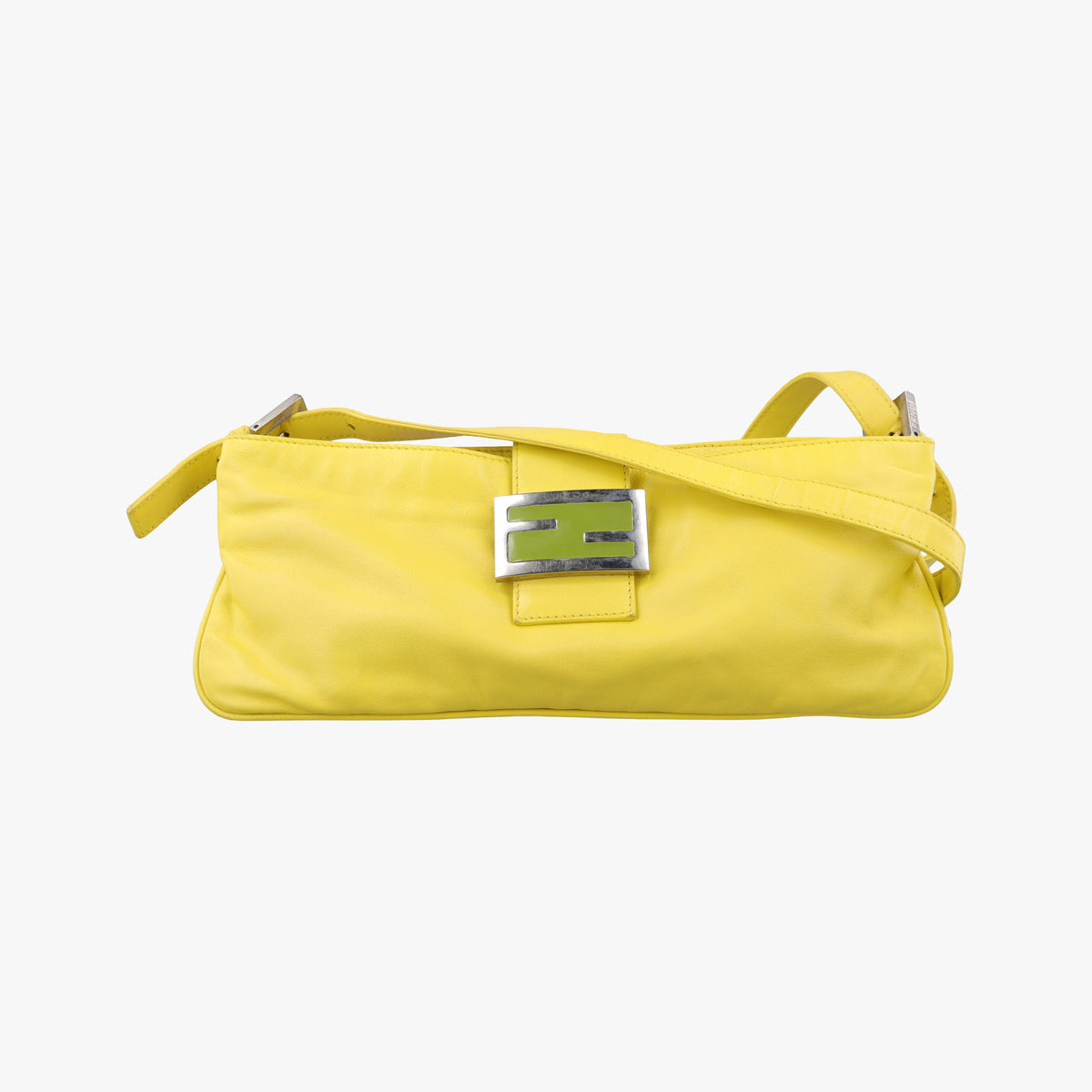 Color Block Baguette Yellow Leather 26685 2354/26685/008パンプキンママバゲット イエロー レザー 26685 2354/26685/008