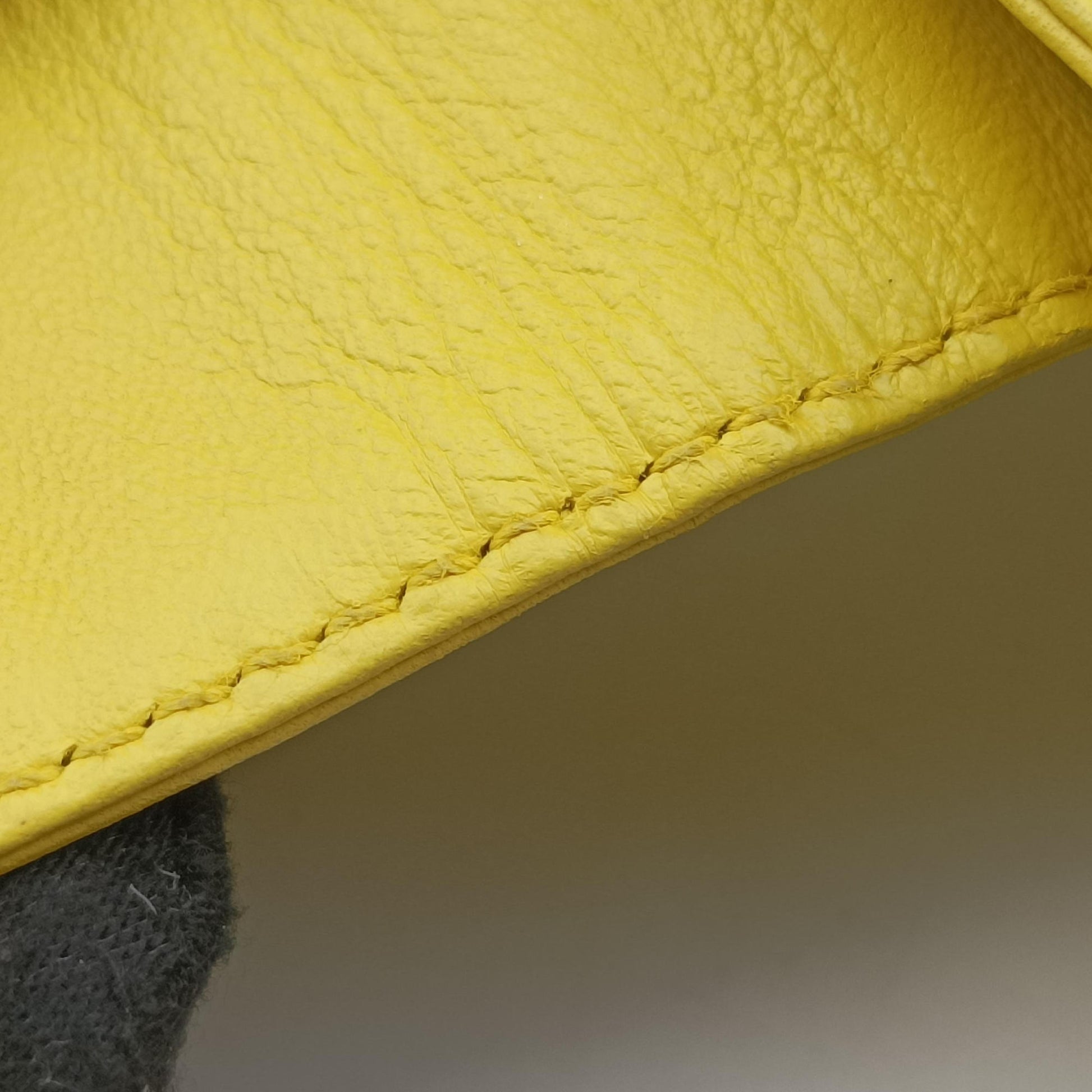 Color Block Baguette Yellow Leather 26685 2354/26685/008パンプキンママバゲット イエロー レザー 26685 2354/26685/008