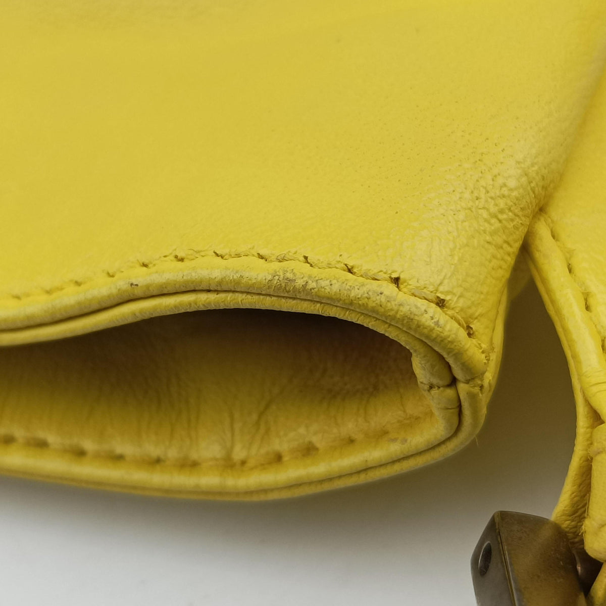 Color Block Baguette Yellow Leather 26685 2354/26685/008パンプキンママバゲット イエロー レザー 26685 2354/26685/008