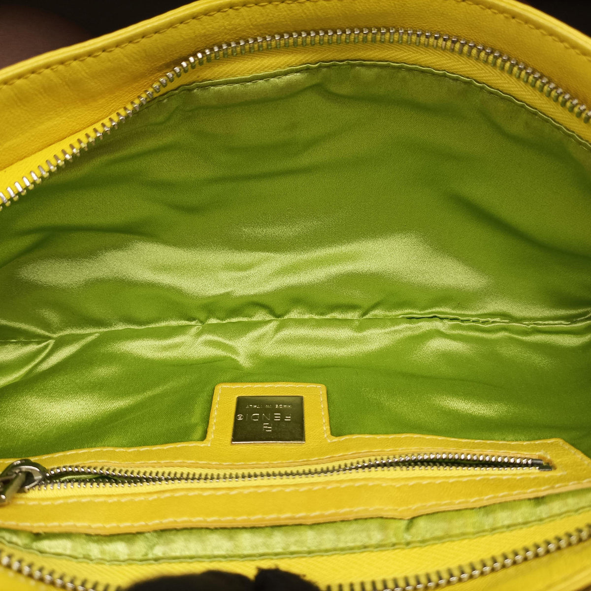 Color Block Baguette Yellow Leather 26685 2354/26685/008パンプキンママバゲット イエロー レザー 26685 2354/26685/008