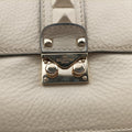 Rockstud Glam Lock White Leather Lot number unknownロックスタッズグラムロック ホワイト レザー 製番不明