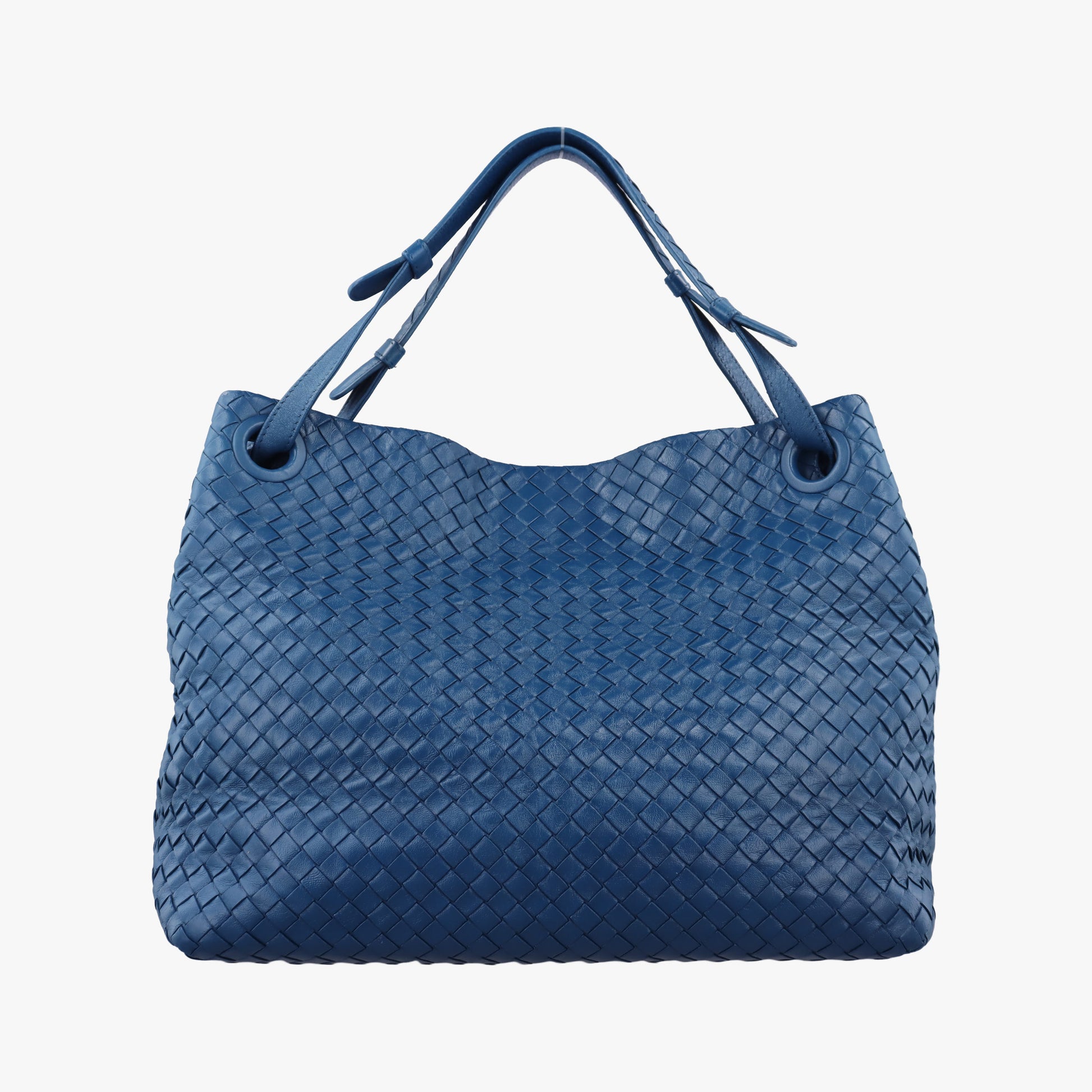 Garuda Intrecciato Blue lambskin 179320 B02918652Vガルダ イントレチャート ブルー ラムスキン 179320 B02918652V