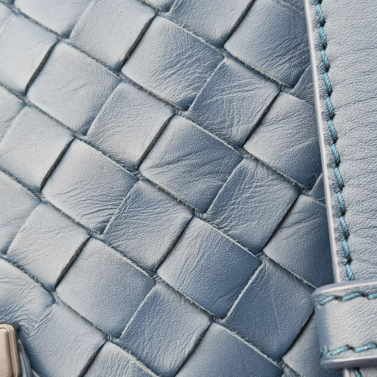 Roma Intrecciato Navy lambskin B06615315Vローマ イントレチャート ネイビー ラムスキン B06615315V