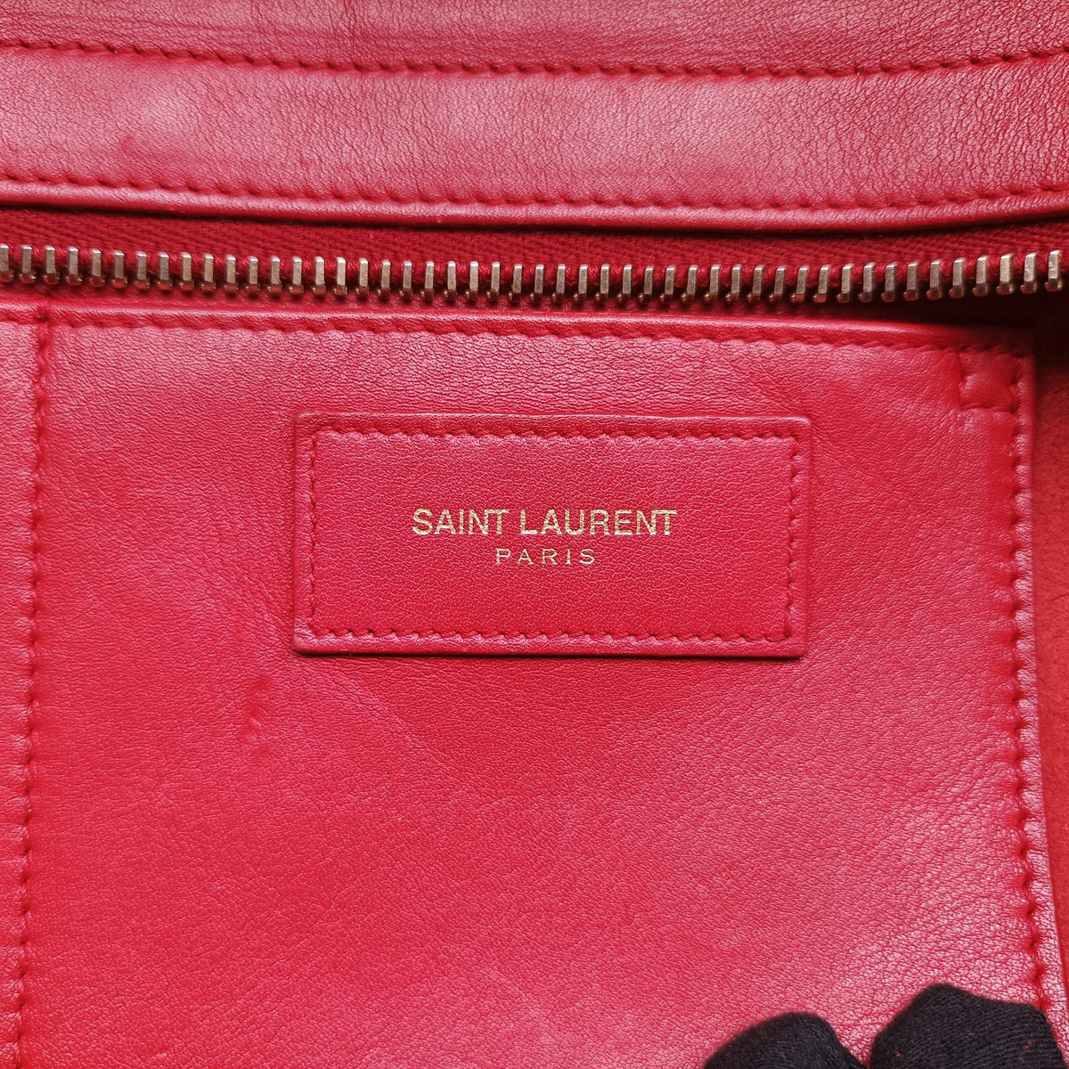 Y Ligne Petit Cabas Red Leather 311210 311210.001998Yライン プチカバス レッド レザー 311210 311210.001998