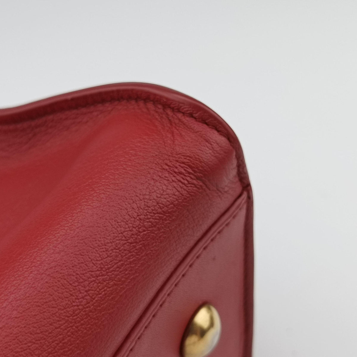 Y Ligne Petit Cabas Red Leather 311210 311210.001998Yライン プチカバス レッド レザー 311210 311210.001998