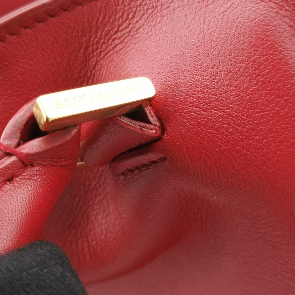 Y Ligne Petit Cabas Red Leather 311210 311210.001998Yライン プチカバス レッド レザー 311210 311210.001998