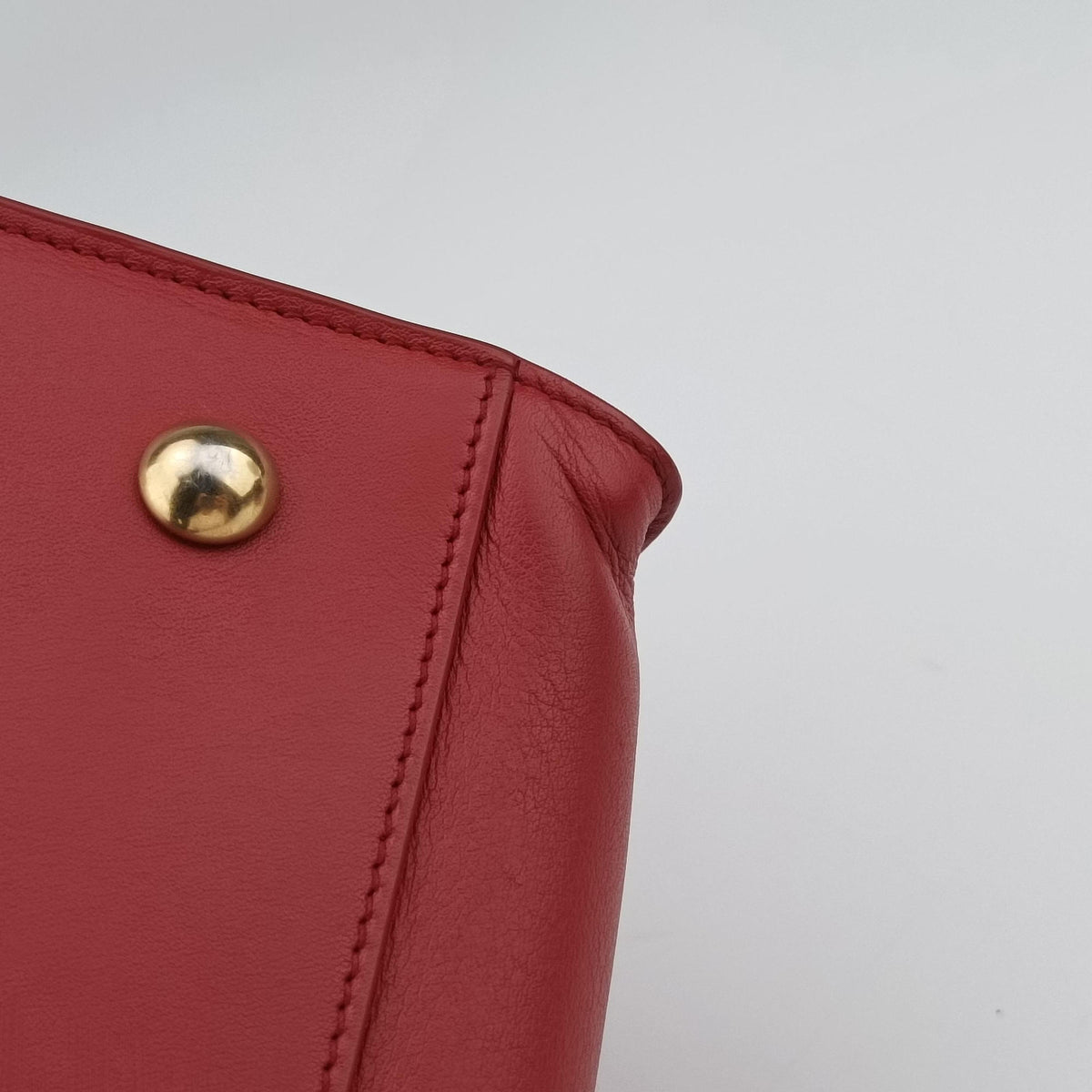 Y Ligne Petit Cabas Red Leather 311210 311210.001998Yライン プチカバス レッド レザー 311210 311210.001998