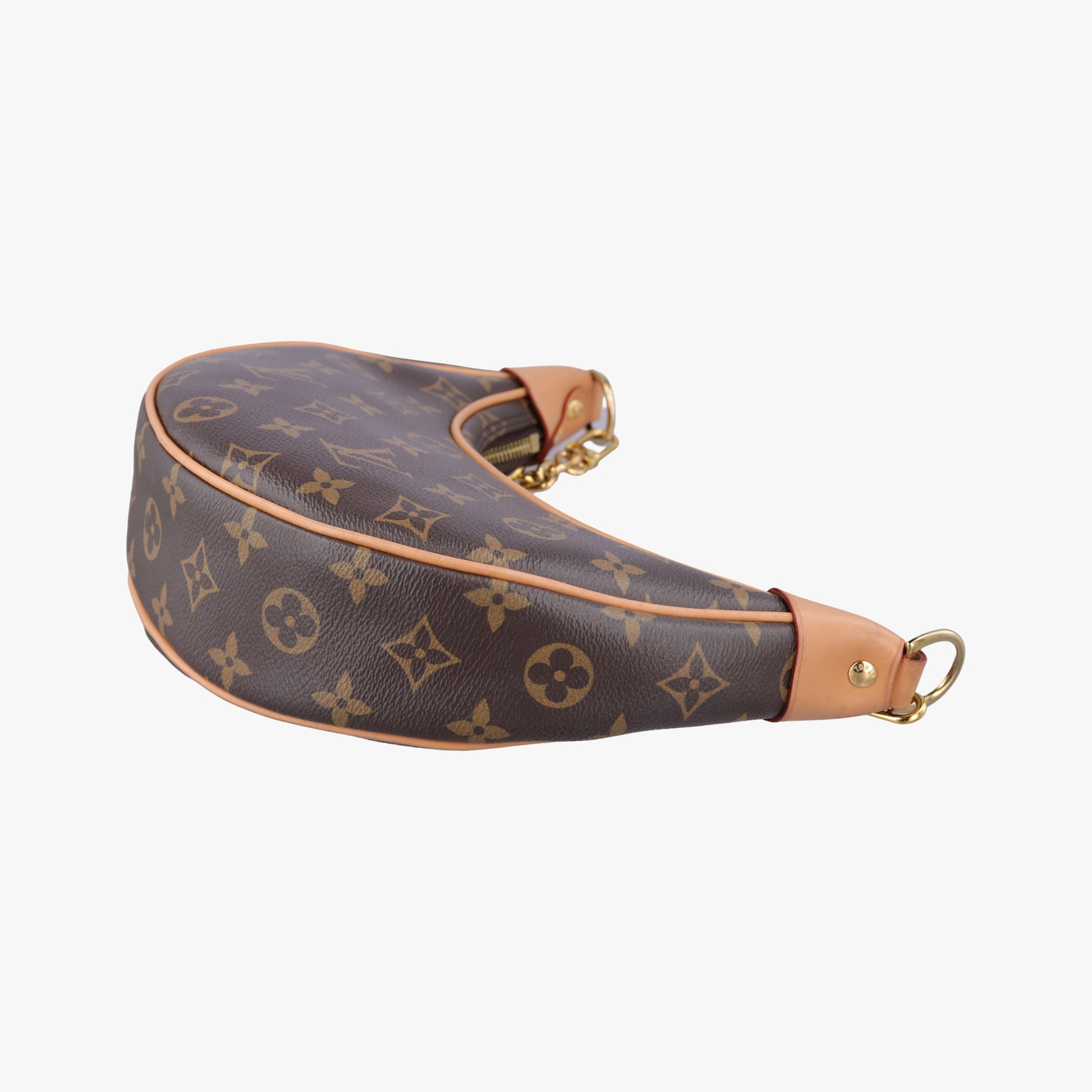 Pre-owned Louis Vuitton LOOP Brown×Beige Monogram Canvas M81098 shoulderbag | stylenewstar