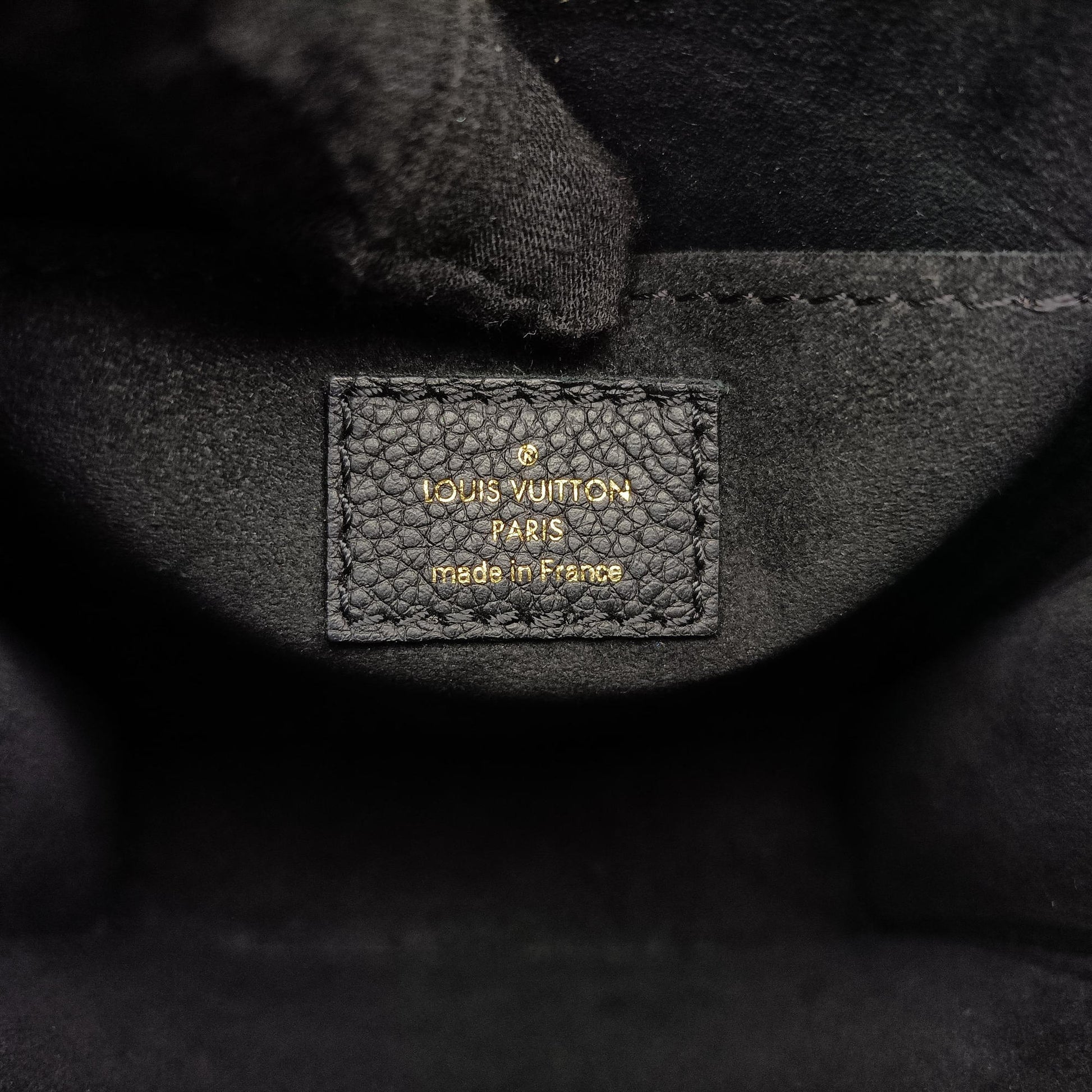 Petite Sac Plat Noir Monogram Empreinte M81417 IC Chipプティットサックプラ ノワール モノグラムアンプラント M81417 ICチップ