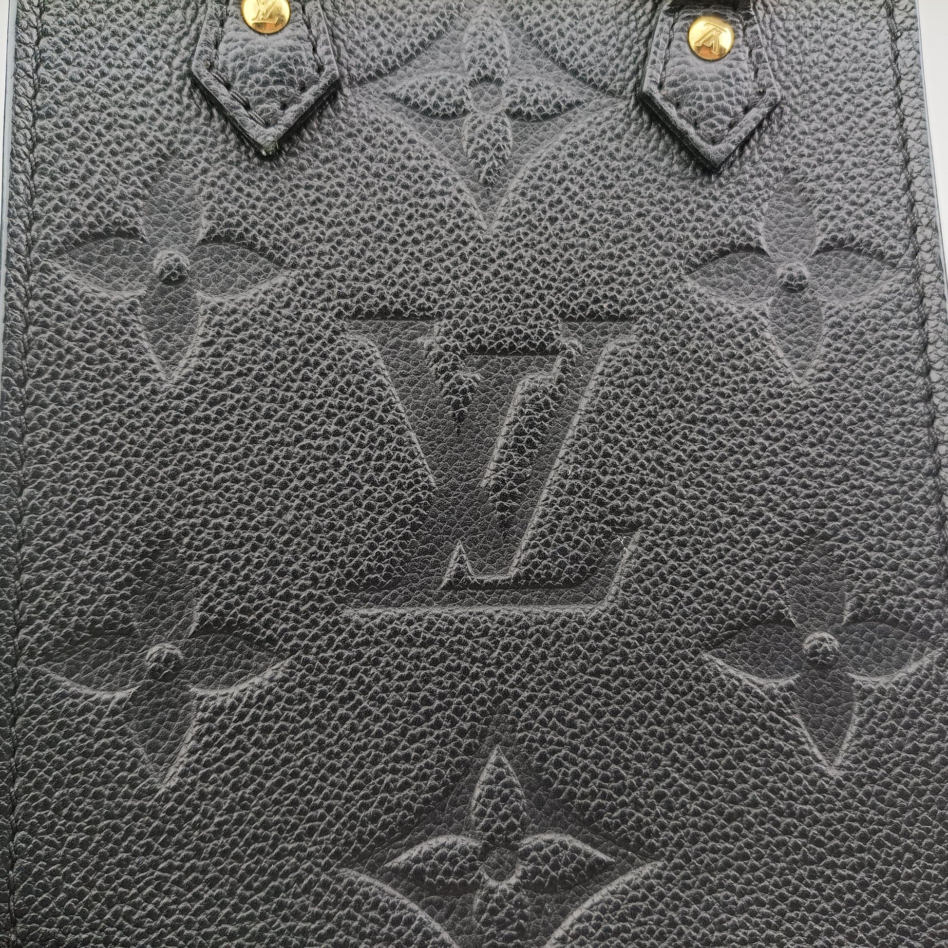 Petite Sac Plat Noir Monogram Empreinte M81417 IC Chipプティットサックプラ ノワール モノグラムアンプラント M81417 ICチップ
