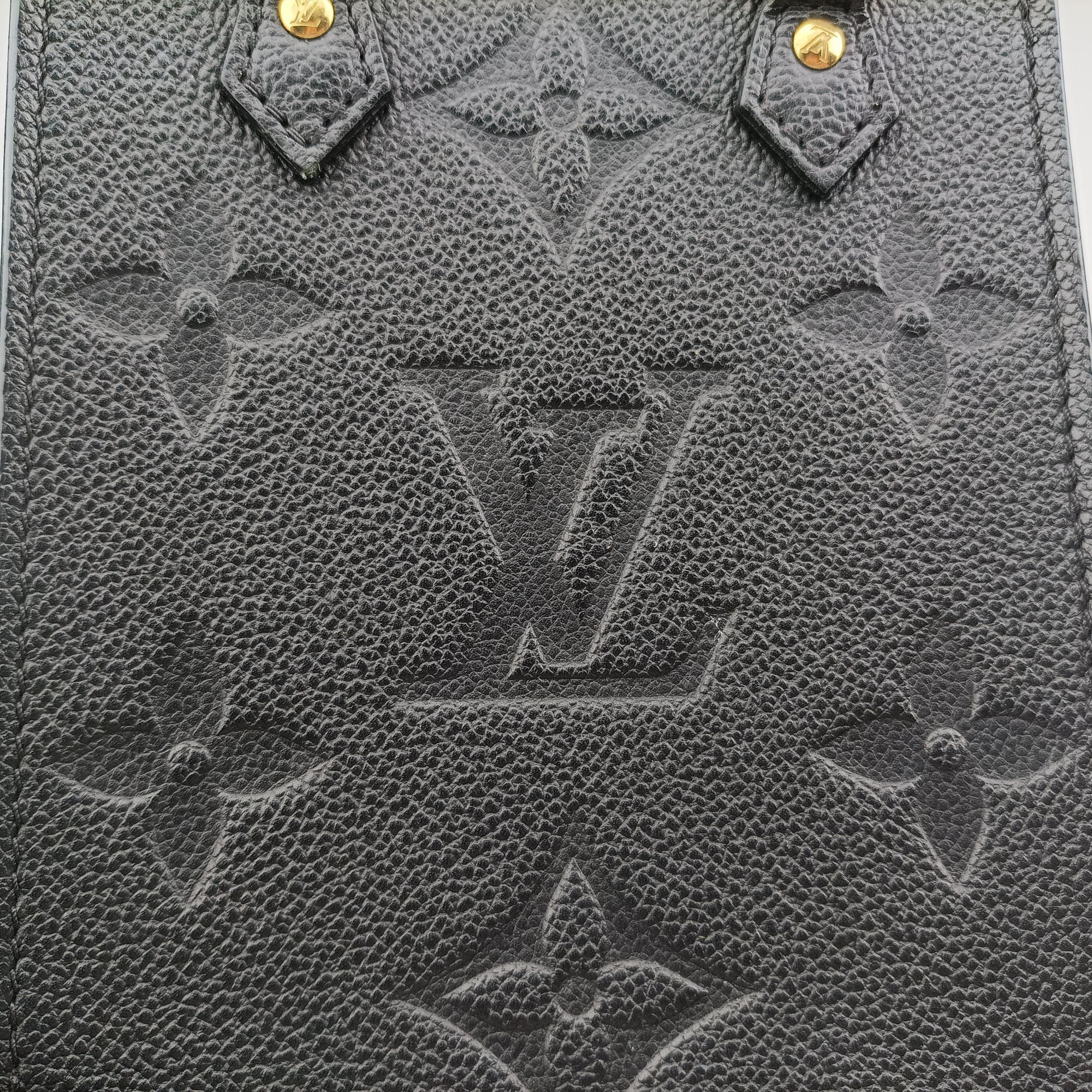 Petite Sac Plat Noir Monogram Empreinte M81417 IC Chipプティットサックプラ ノワール モノグラムアンプラント M81417 ICチップ