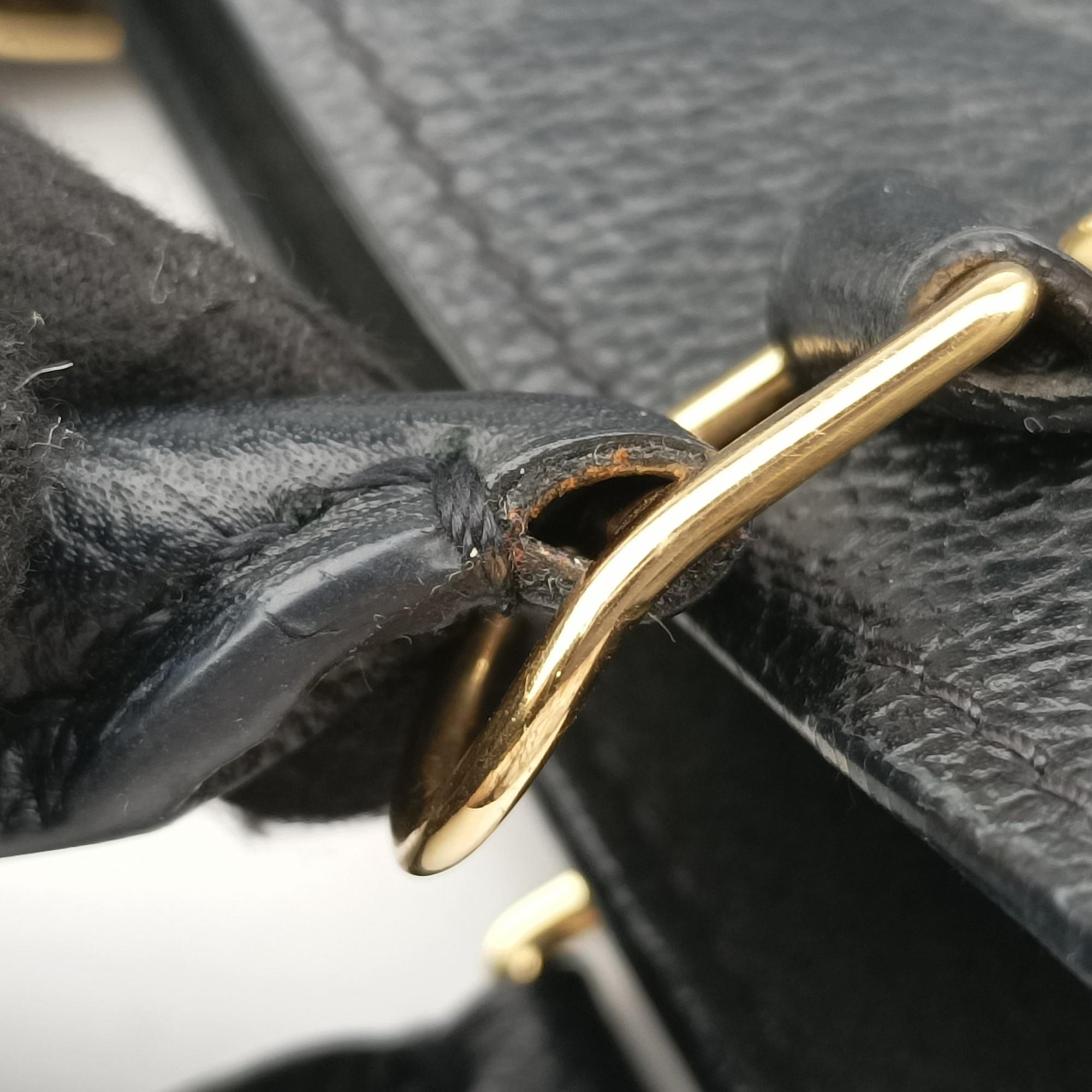Petite Sac Plat Noir Monogram Empreinte M81417 IC Chipプティットサックプラ ノワール モノグラムアンプラント M81417 ICチップ