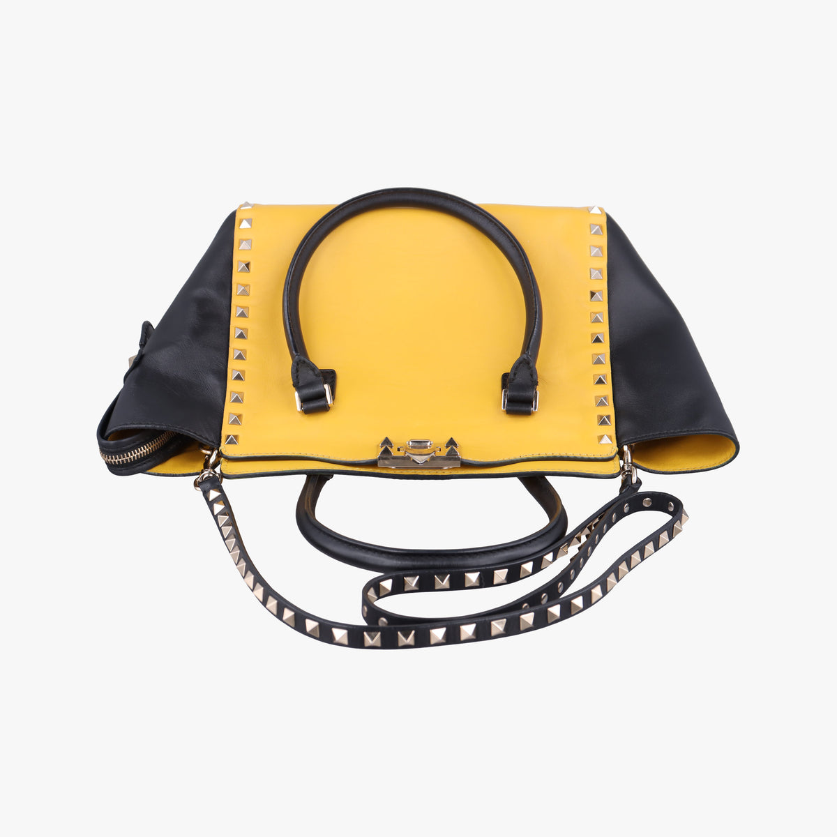 Rockstud Yellow × Black Leather BGJ540VK31ロックスタッズ イエロー × ブラック レザー BGJ540VK31