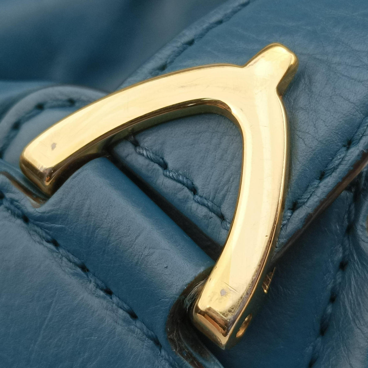 Soft Stirrup Blue Leather 296856 H014414701ソフト スターラップ ブルー レザー 296856 H014414701