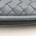 Pre-owned Bottega Veneta Nodini Blue lambskin  shoulderbag | stylenewstar