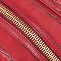 Pre-owned Burberry Prorsum Shrimpton Tassel Red Grained Calfskin × Suede  handbag | stylenewstar
