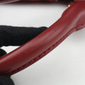 Pre-owned Burberry Prorsum Shrimpton Tassel Red Grained Calfskin × Suede  handbag | stylenewstar
