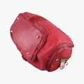 Pre-owned Burberry Prorsum Shrimpton Tassel Red Grained Calfskin × Suede  handbag | stylenewstar