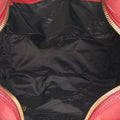 Pre-owned Burberry Prorsum Shrimpton Tassel Red Grained Calfskin × Suede  handbag | stylenewstar