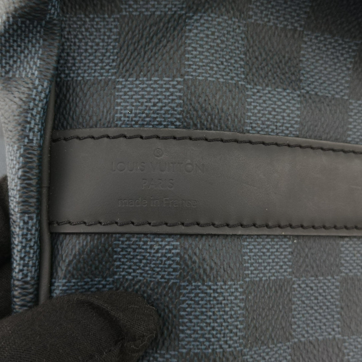 Keepall Bandouliere 45 Noir Damier Graphite N40166 DR1179 IC Chipキーポルバンドリエール45 ノワール ダミエグラフィット N40166 DR1179 ICチップ
