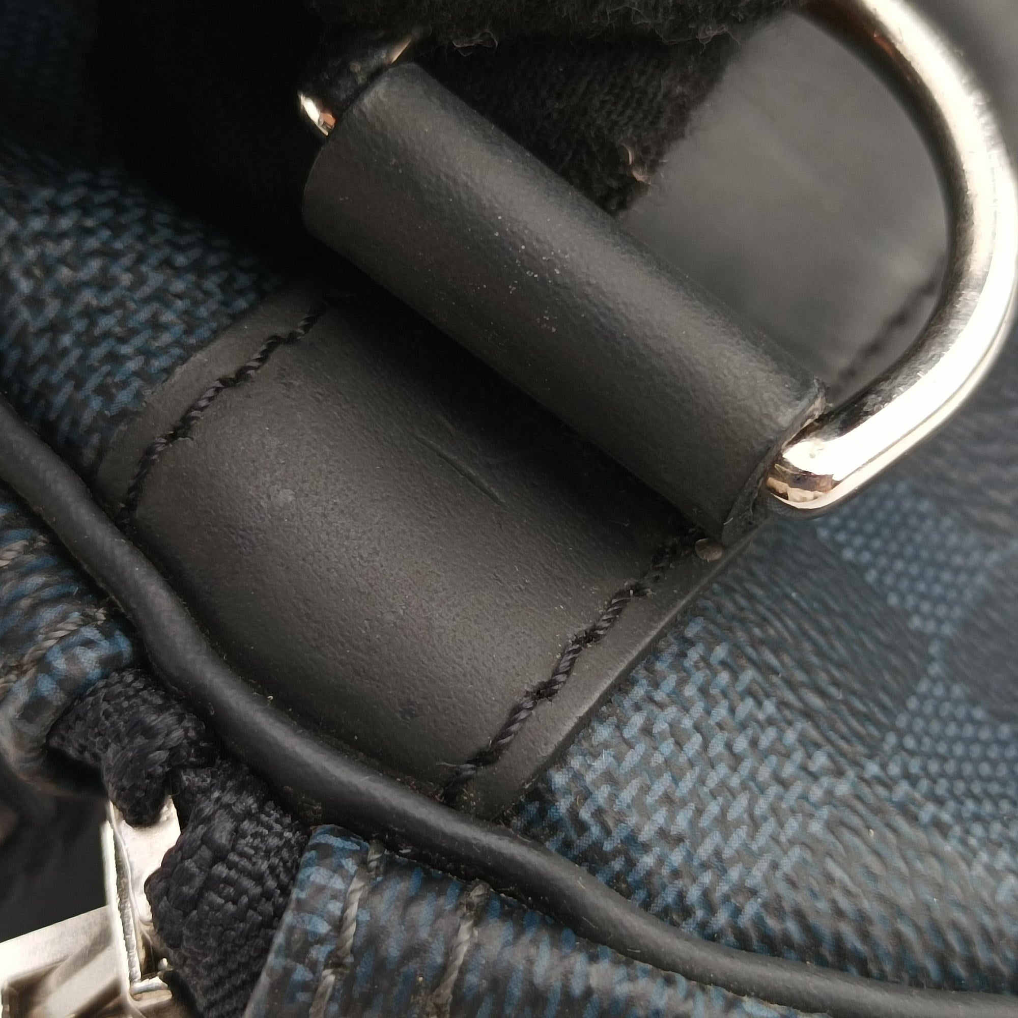Keepall Bandouliere 45 Noir Damier Graphite N40166 DR1179 IC Chipキーポルバンドリエール45 ノワール ダミエグラフィット N40166 DR1179 ICチップ