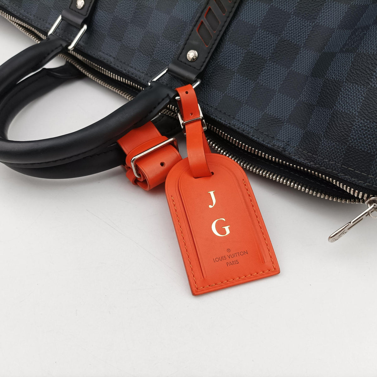 Keepall Bandouliere 45 Noir Damier Graphite N40166 DR1179 IC Chipキーポルバンドリエール45 ノワール ダミエグラフィット N40166 DR1179 ICチップ