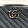 GG Marmont Blue Leather 447632 C031346796GGマーモント ブルー レザー 447632 C031346796