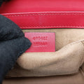 Padlock Beige×red×pink PVC coated canvas×Leather 409487 F023667693パドロック ベージュ×レッド×ピンク PVCコーティングキャンバス×レザー 409487 F023667693