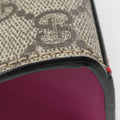 Padlock Beige×red×pink PVC coated canvas×Leather 409487 F023667693パドロック ベージュ×レッド×ピンク PVCコーティングキャンバス×レザー 409487 F023667693