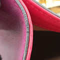 Padlock Beige×red×pink PVC coated canvas×Leather 409487 F023667693パドロック ベージュ×レッド×ピンク PVCコーティングキャンバス×レザー 409487 F023667693