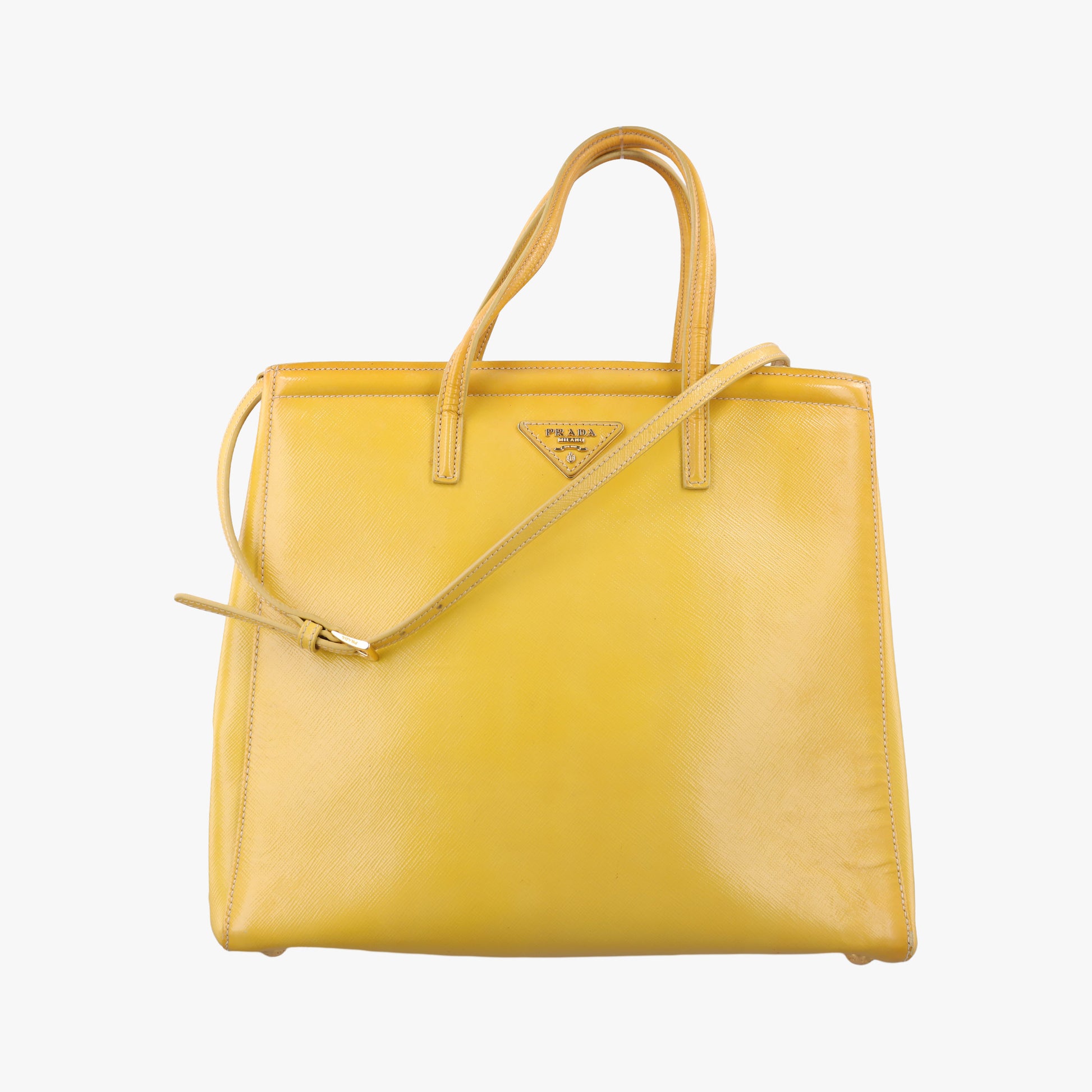 Parabole Tote Yellow SAFFIANO Leather BN2411 7 Bパラボラトート イエロー サフィアーノレザー BN2411 7 B