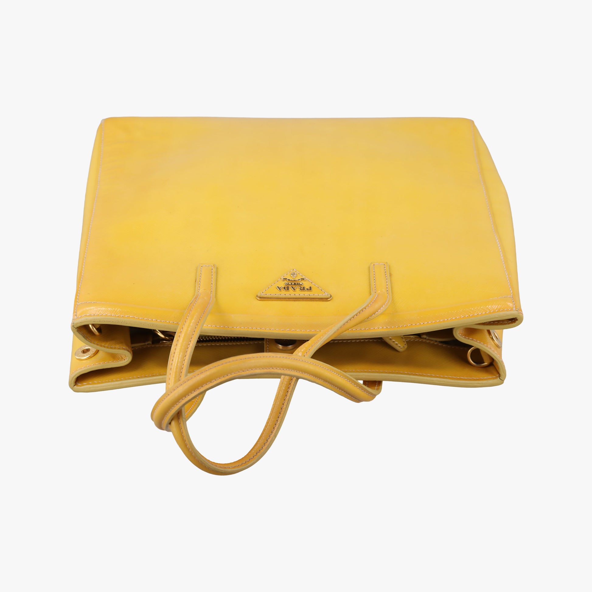 Parabole Tote Yellow SAFFIANO Leather BN2411 7 Bパラボラトート イエロー サフィアーノレザー BN2411 7 B
