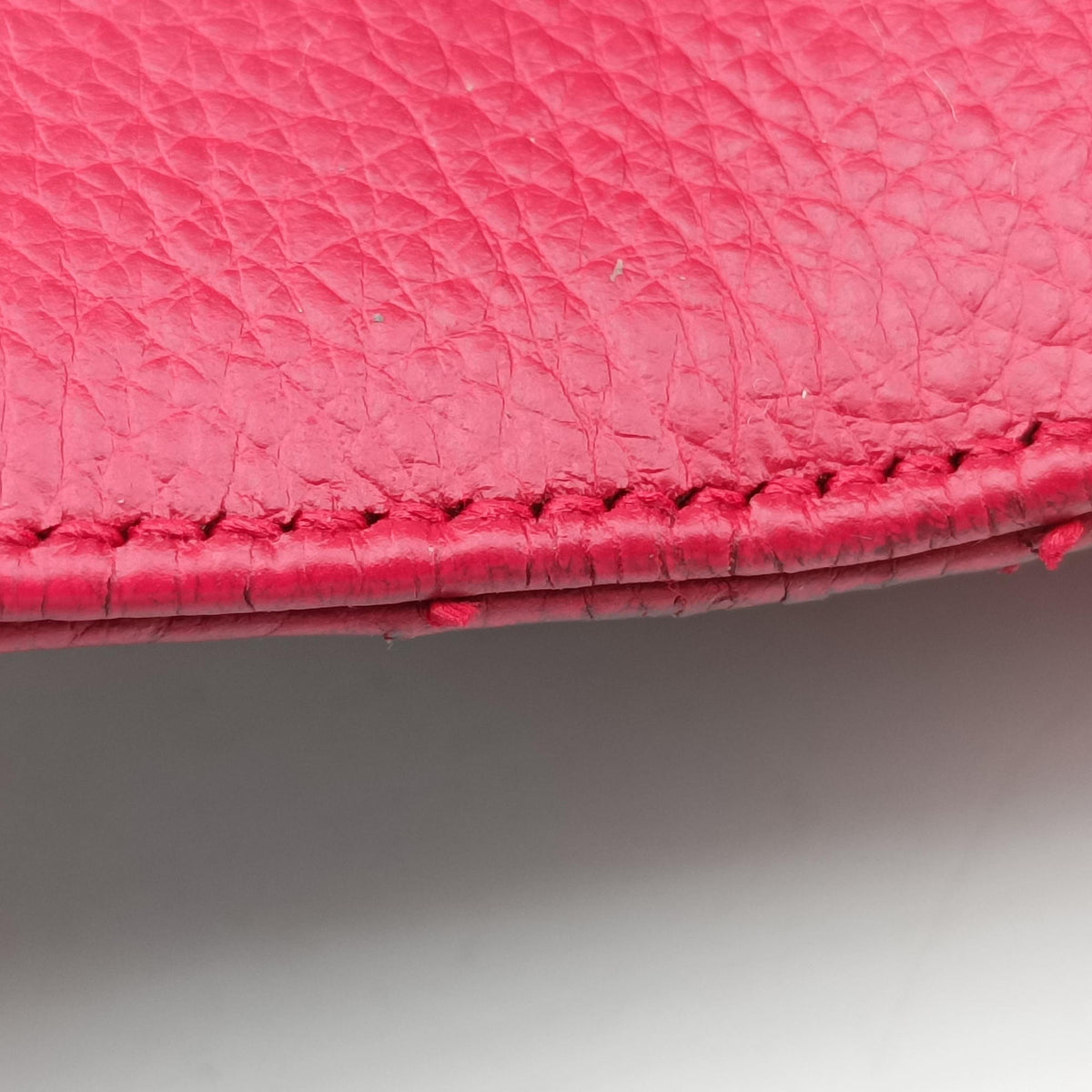 Pre-owned Yves Saint Laurent COLLEGE Red Leather 428056 shoulderbag | stylenewstar
