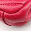 Pre-owned Yves Saint Laurent COLLEGE Red Leather 428056 shoulderbag | stylenewstar
